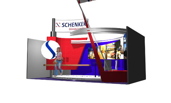 proyecto arquitectura Locales - Stand Schenker 4